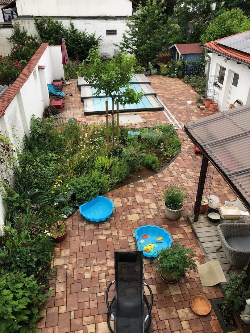 Blick vom Balkon