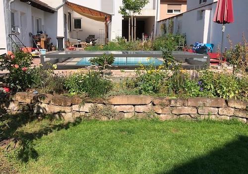 Garten - Blick auf das Haus