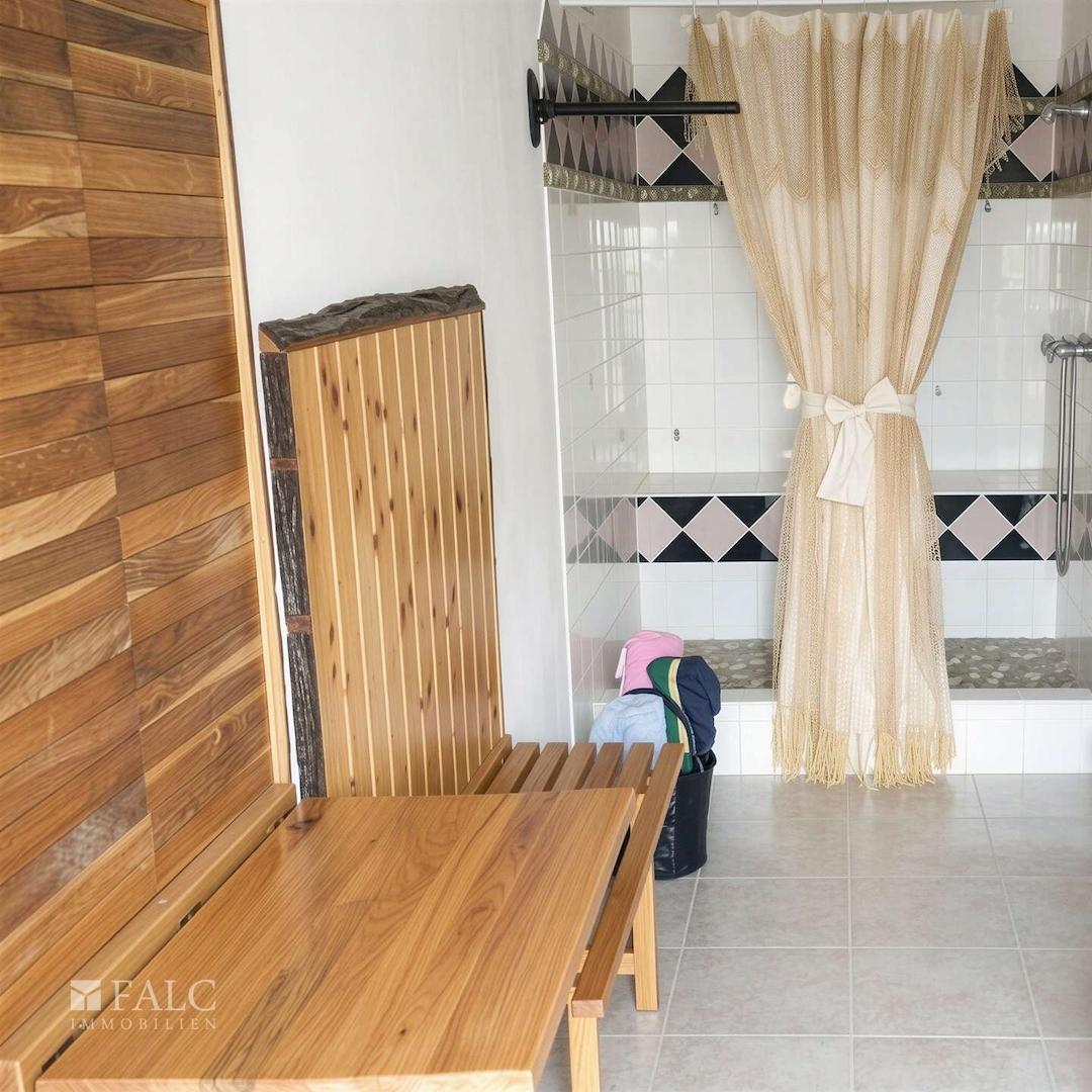 8. Sauna shower and rest zone - (KI generiert)