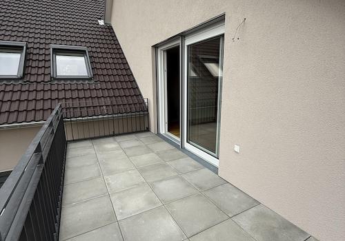 Balkon mit Westausrichtung