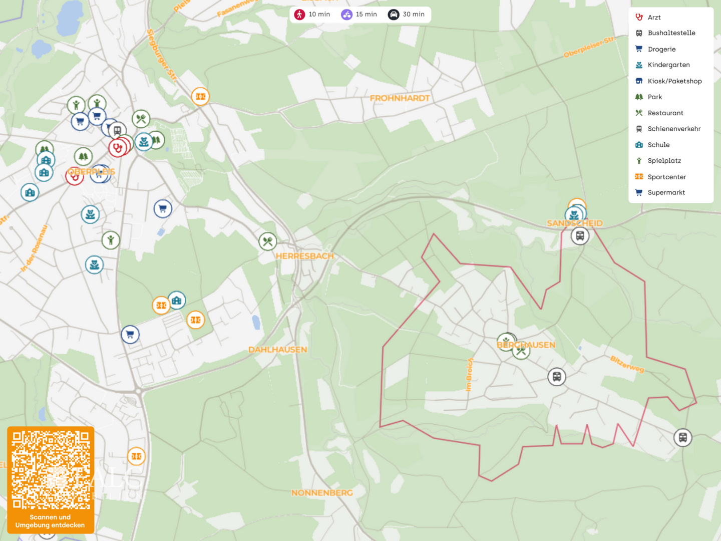 Immobilienkarte