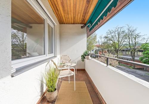 Blick vom Balkon vorne