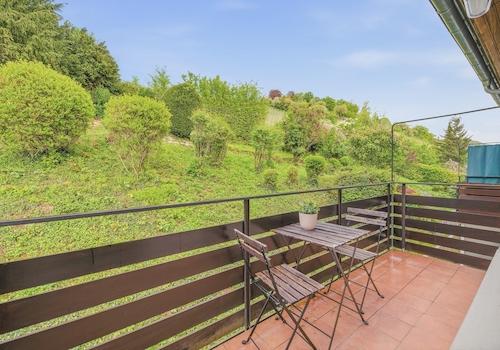Blick vom Balkon hinten