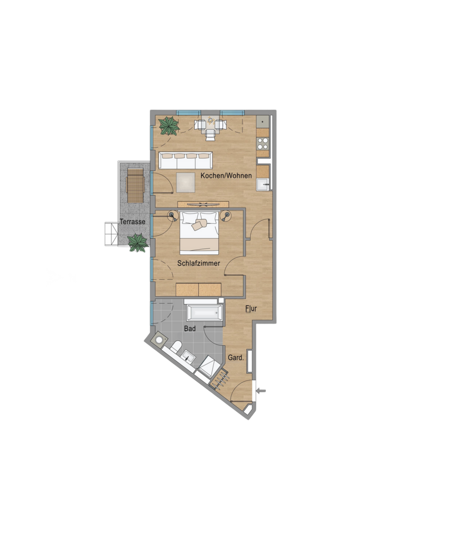 Grundriss WE4