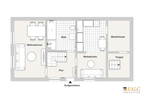 Grundriss EG Haus 1