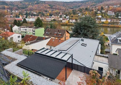 Penthouse mit freiem Blick auf den Neckar