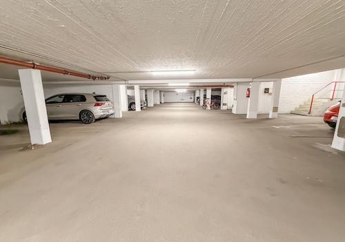 Tiefgarage unter dem Haus