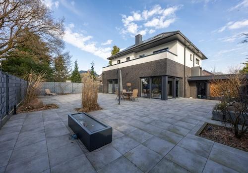 Gartenansicht von Südwesten