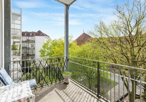 Balkon zur Gartenseite