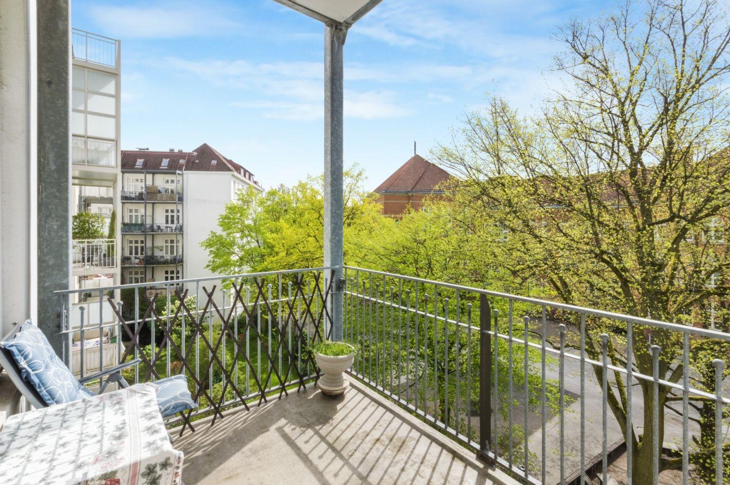 Balkon zur Gartenseite