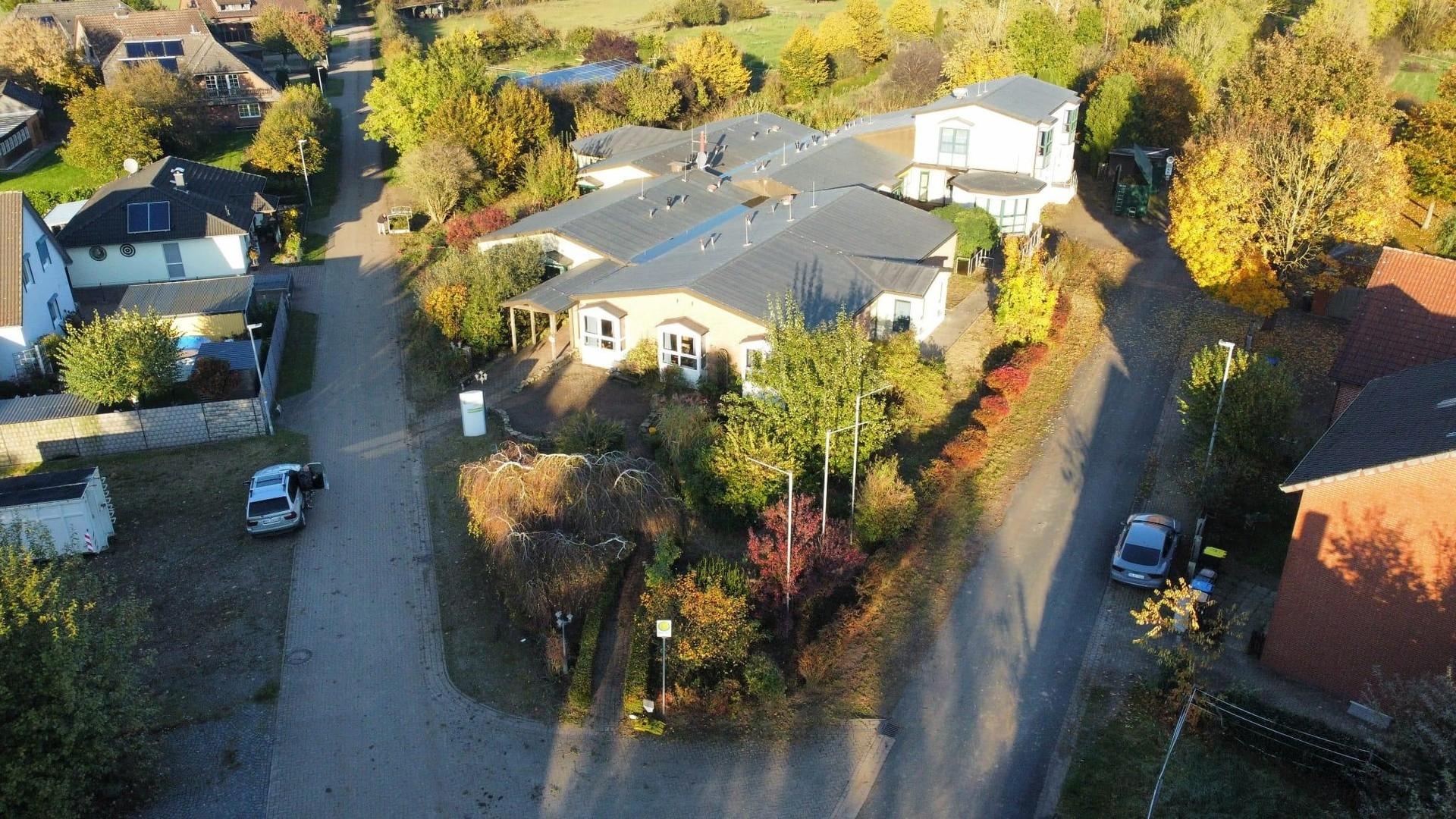 Luftbild Eingangsbereich