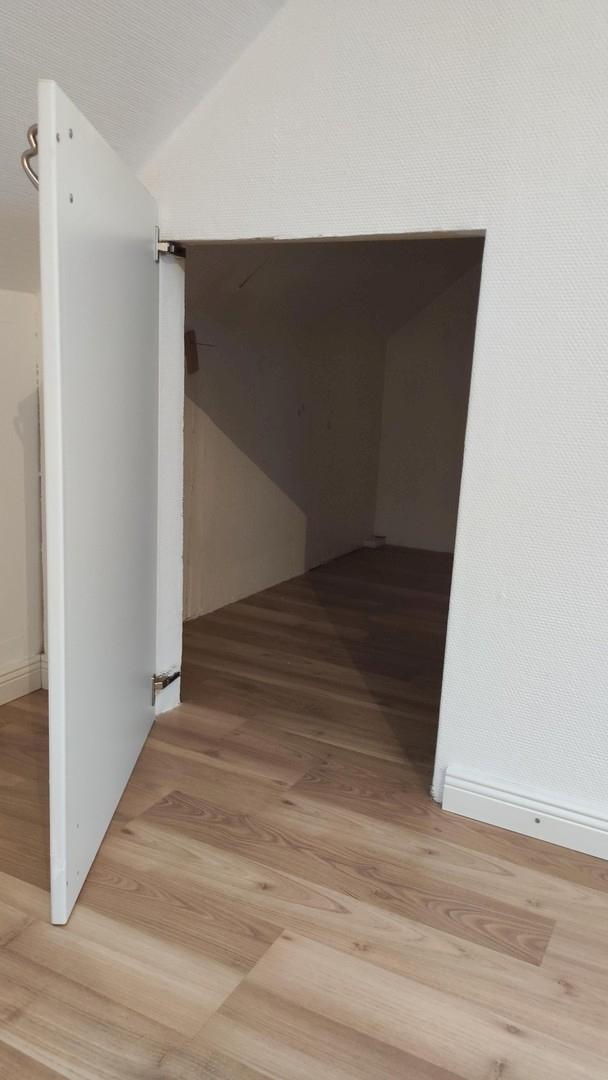 Stauraum im Dachboden
