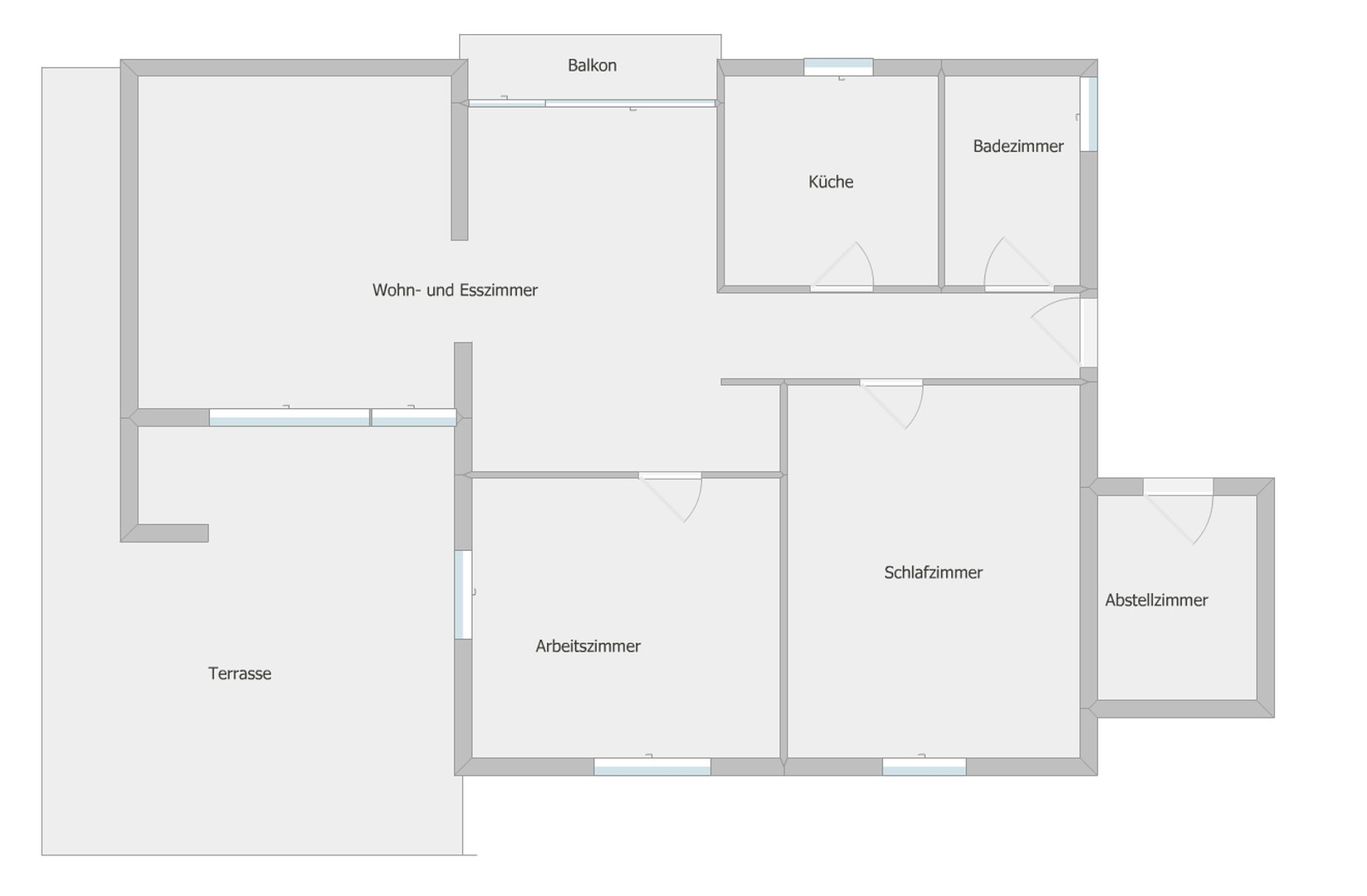 Grundriss Leer