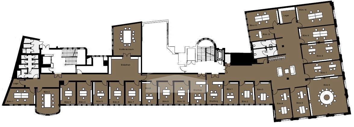 Mustergrundriss Geschossausbau