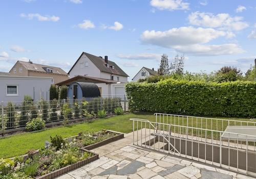 Gartensicht Terrasse / Süden