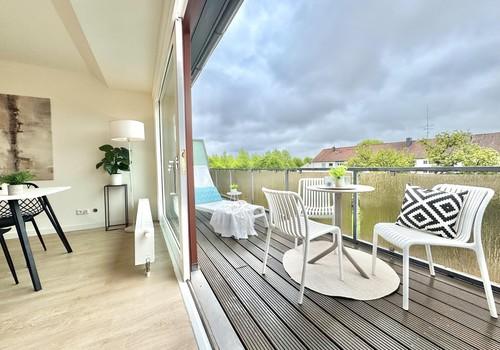 Blick auf die Terrasse 