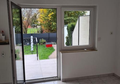 Küche mit Terrasse