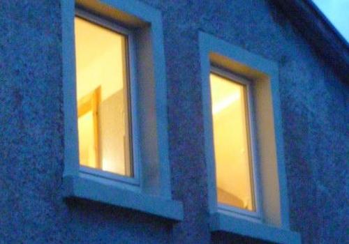 Außenansicht Küche und Flur