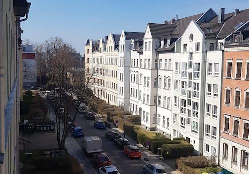 Blick vom Wohnzimmer