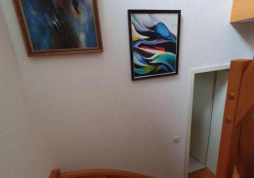 Massivholz Treppenhaus WE 1