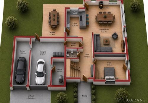 EG 3D Grundriss