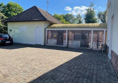 Steakhaus mit Überdachung