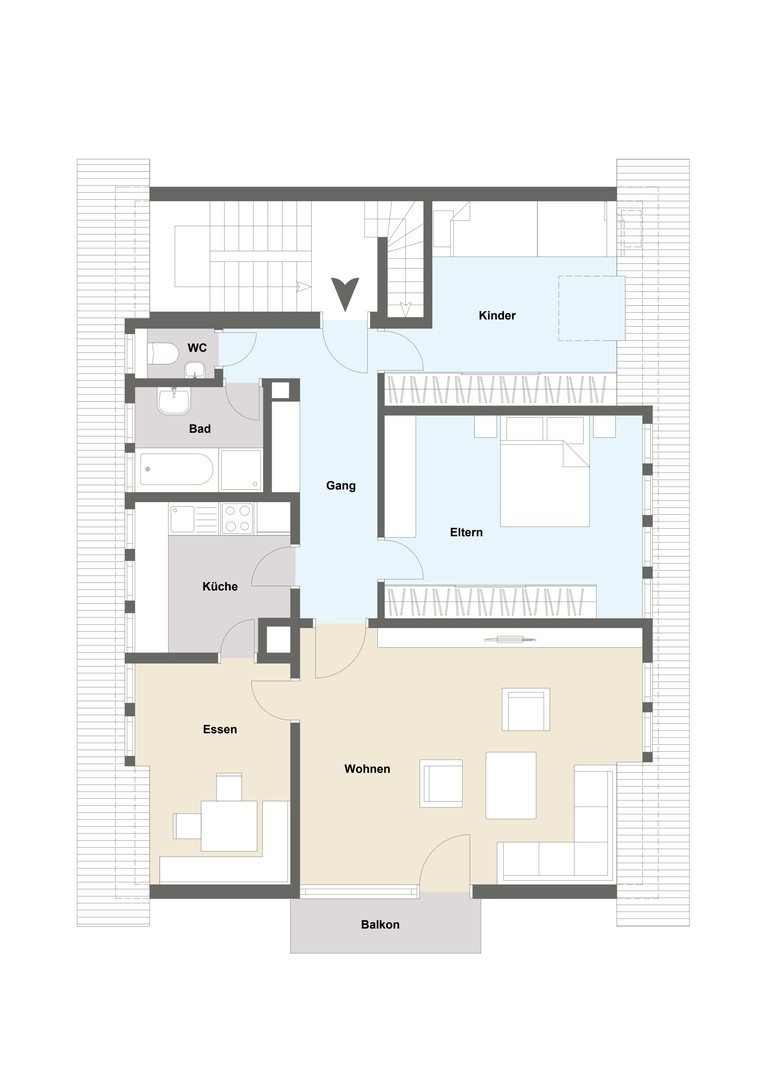 Grundriss Wohnung 4