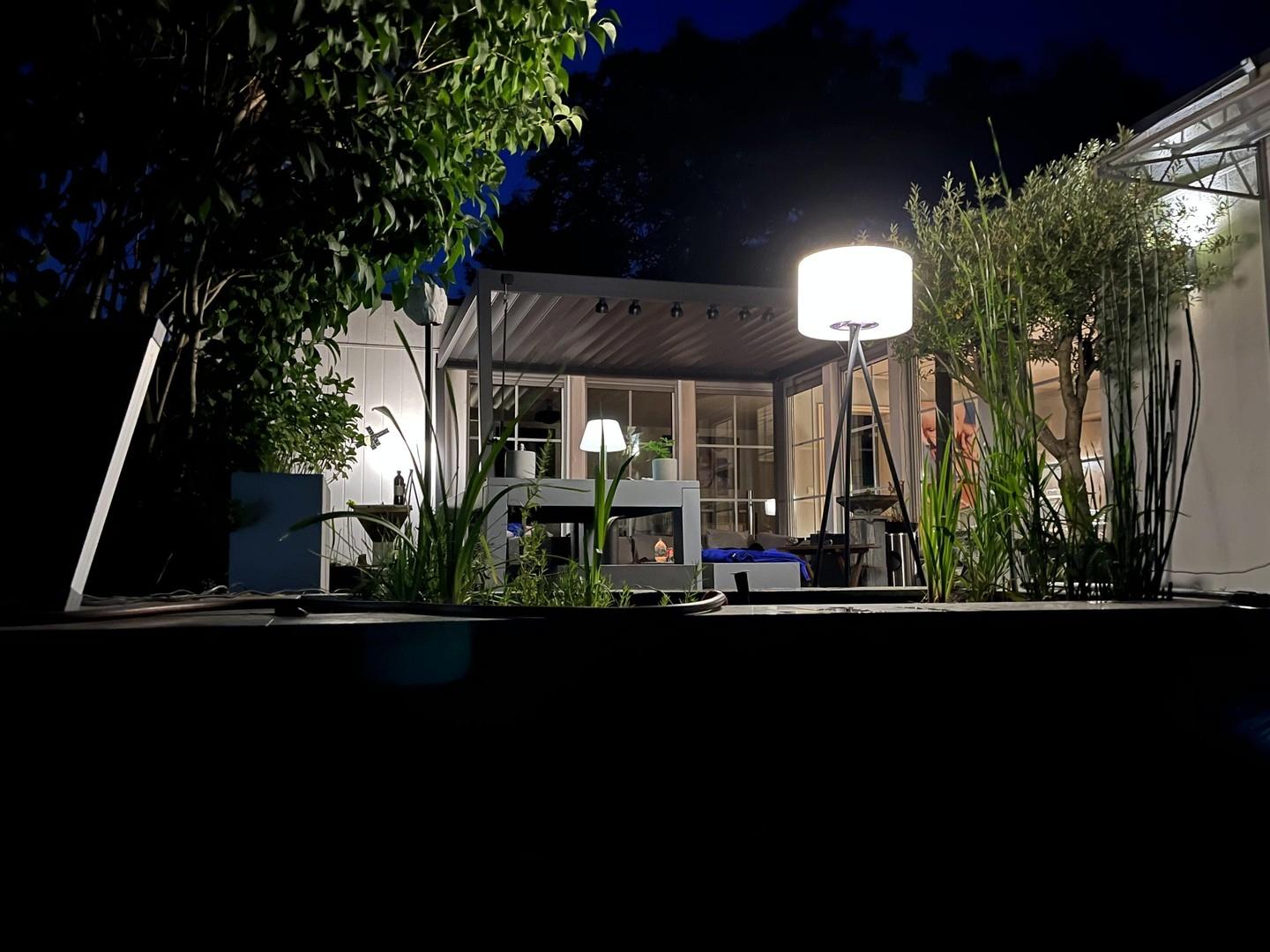 Terrasse am Abend