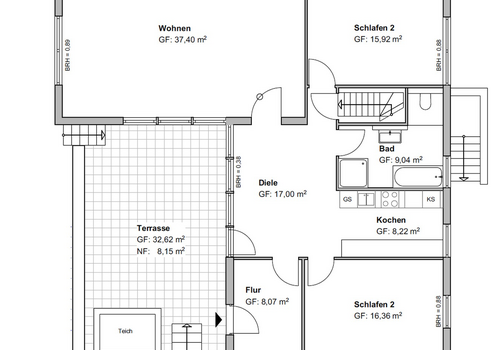 Grundriss Haus