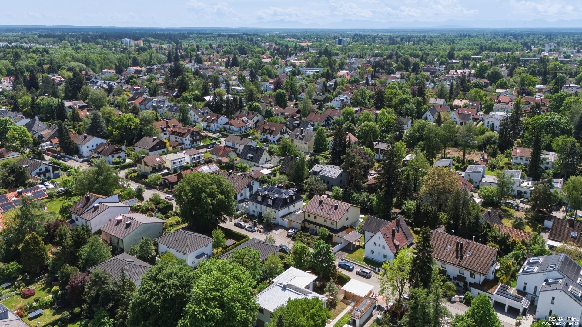 Familienfreundliches Umfeld mit viel Grün