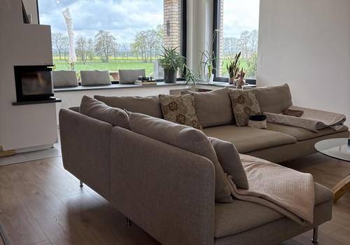 Wohnzimmer EG mit Grundofen
