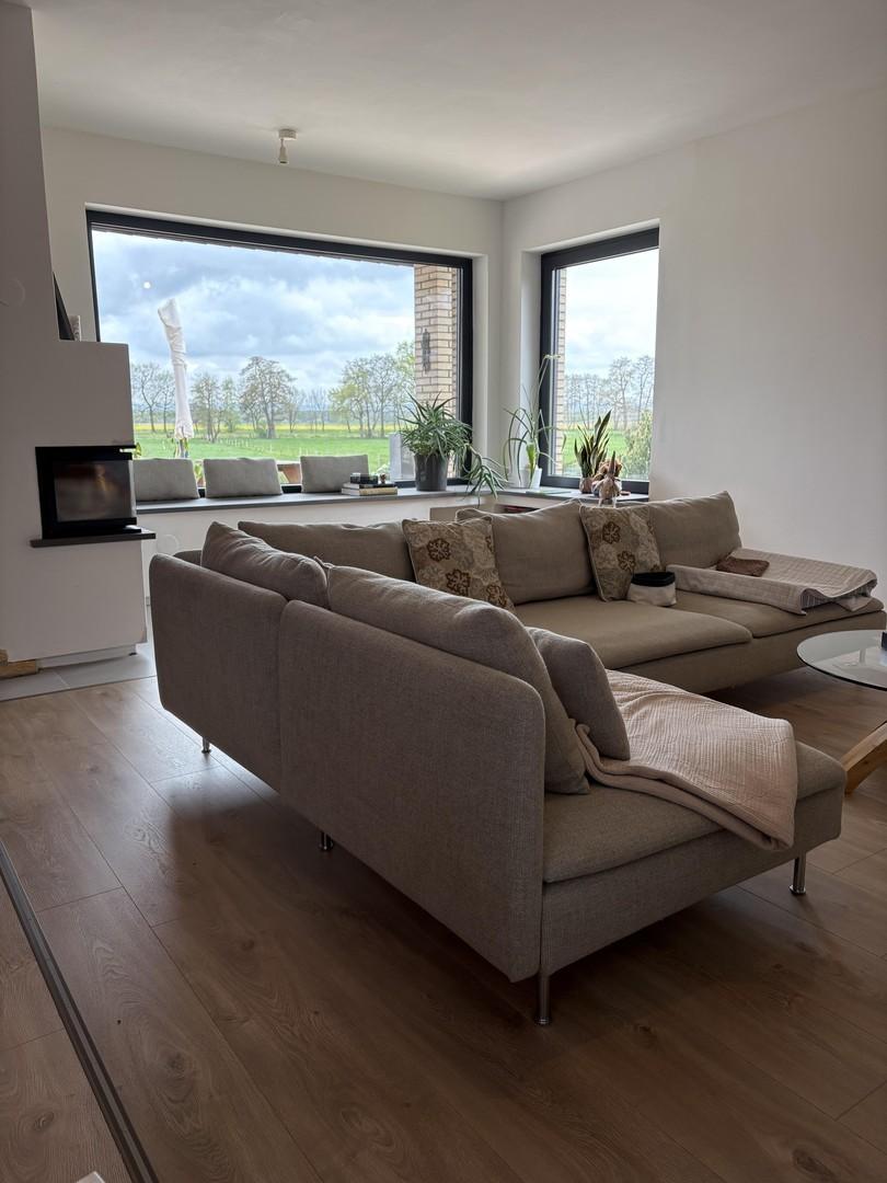 Wohnzimmer EG mit Grundofen
