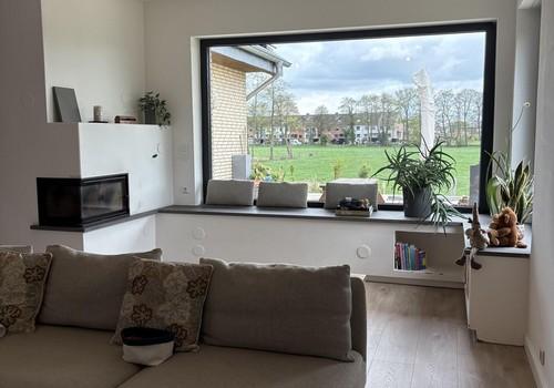Wohnzimmer EG mit Grundofen