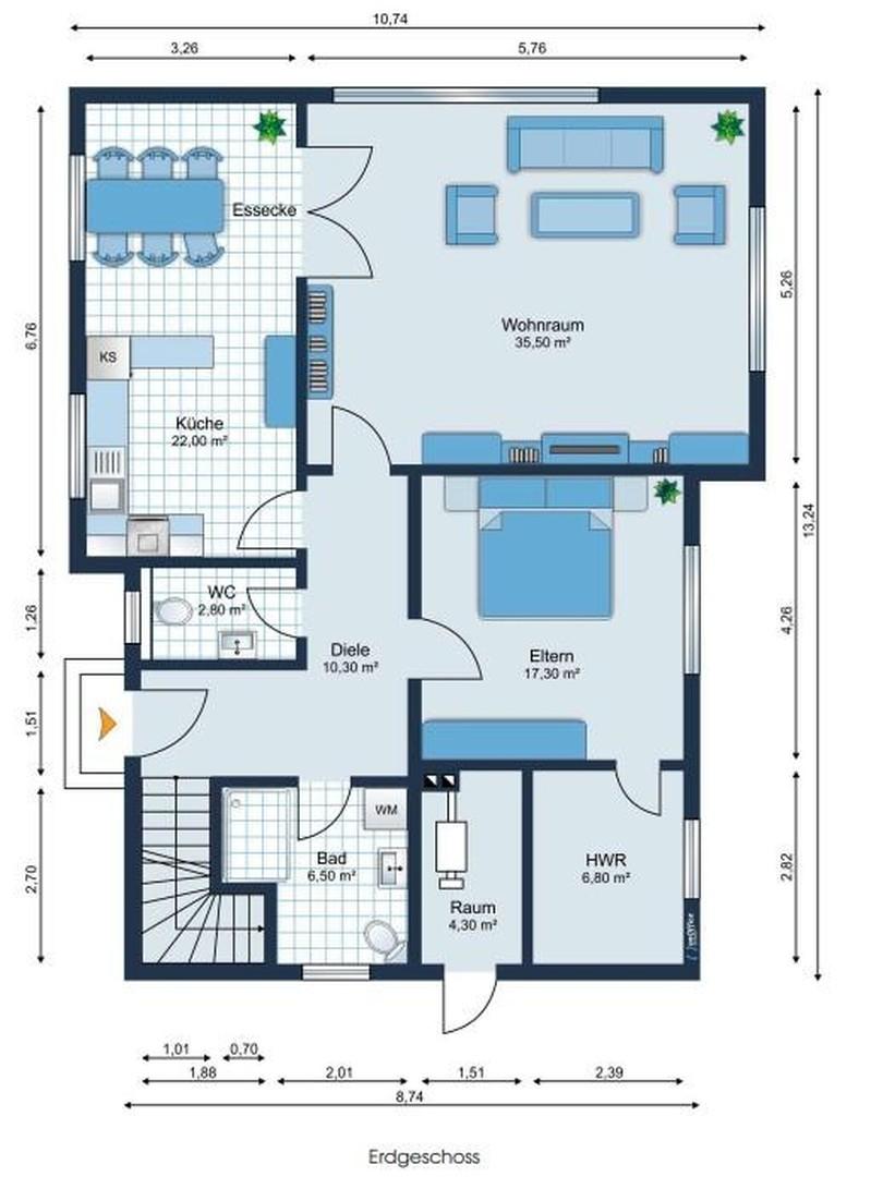 Grundriss EG