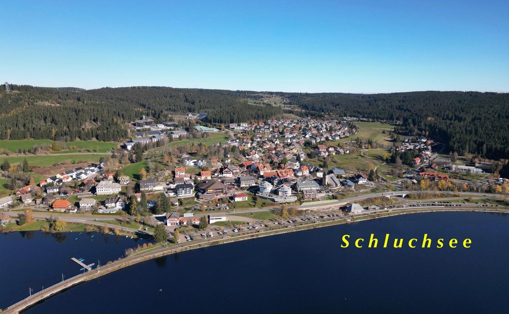 Blick auf Schluchsee Dorf