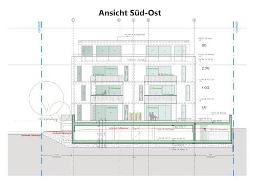 Ansicht Süd-Ost
