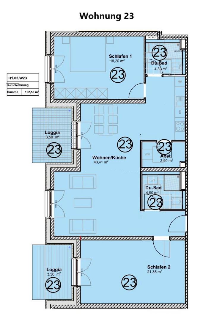 Wohnung 23