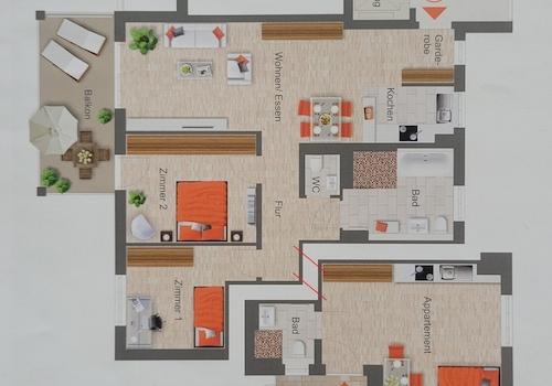 Grundriss Wohnung