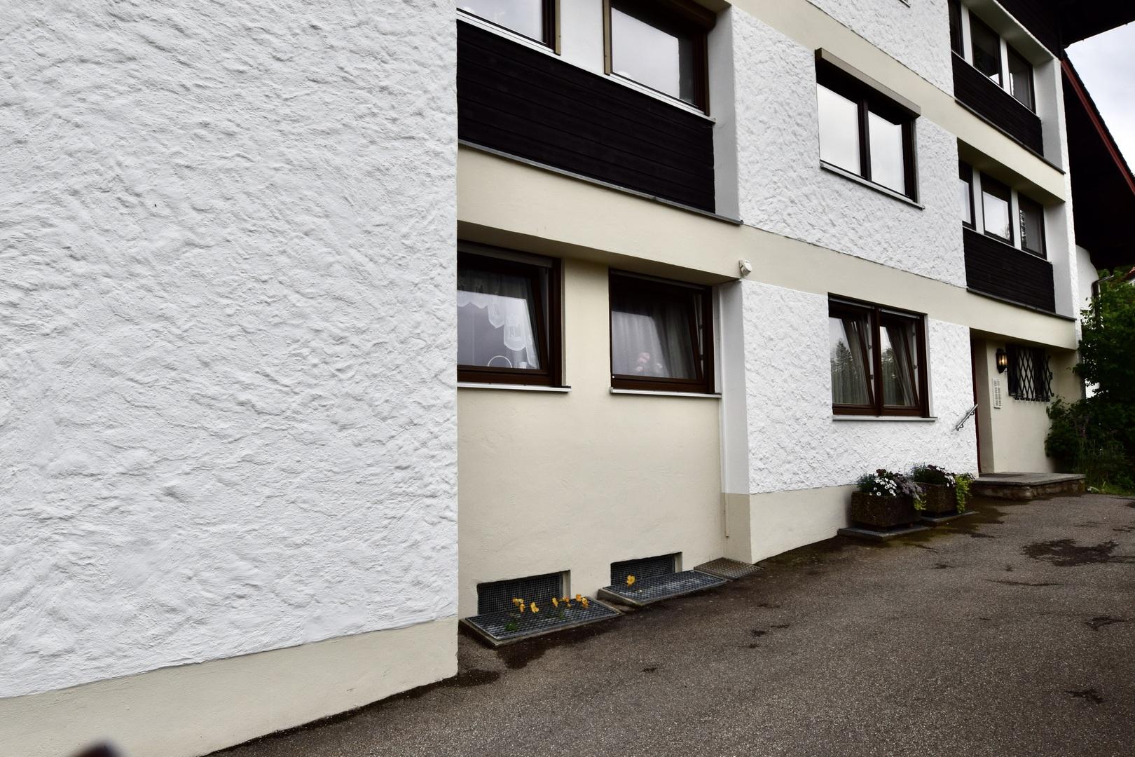 Weg zum Hauseingang