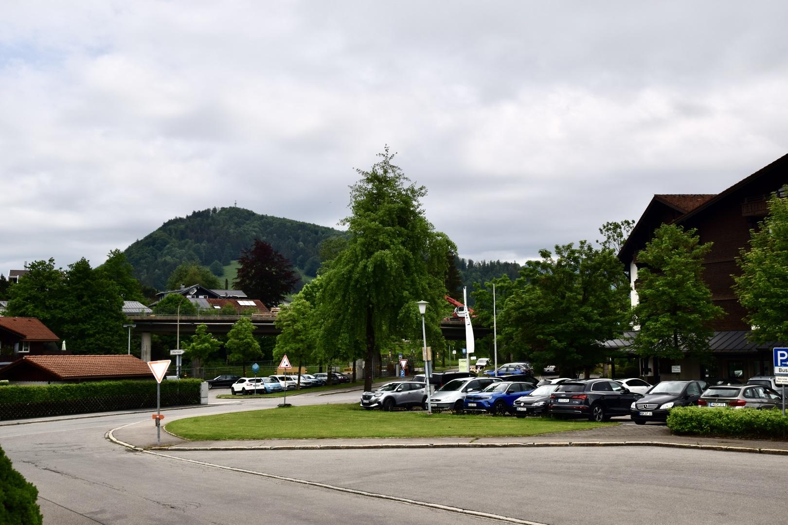 Blick Richtung Staufen und Zentrum