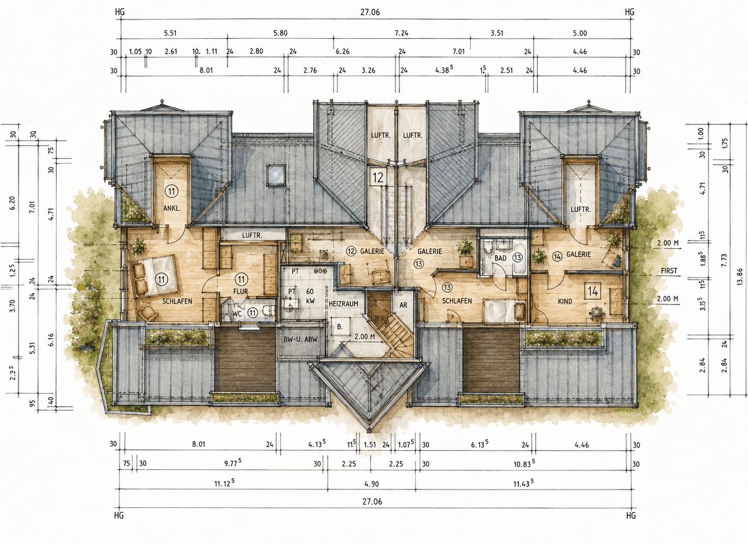 Wohnung 13, Ebene 2