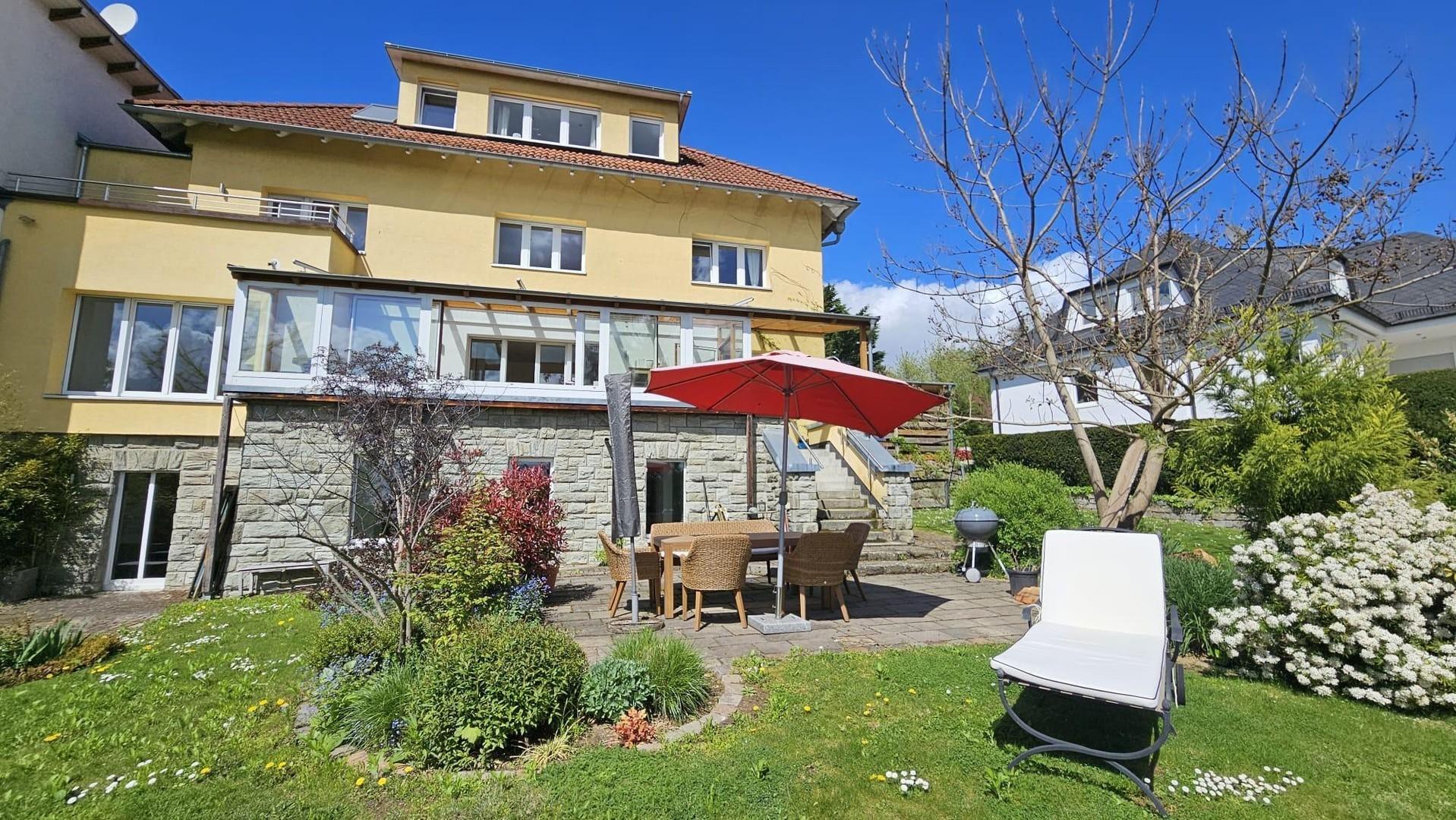 Garten, Hausansicht