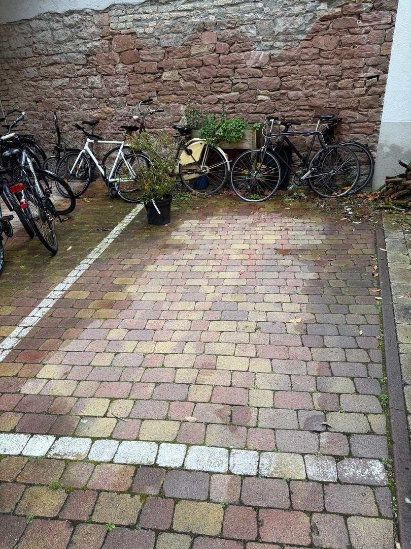 Stellplatz im Innenhof