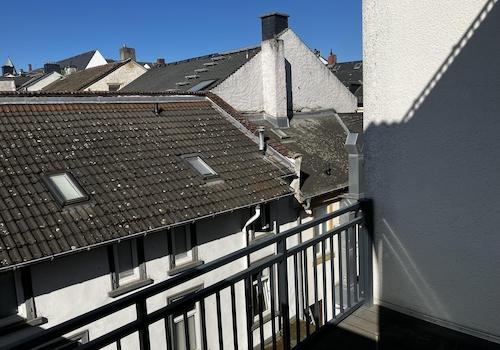 Ausblick vom Balkon