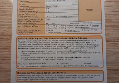 Energieausweis