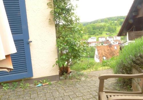 Ausblick von der Terrasse