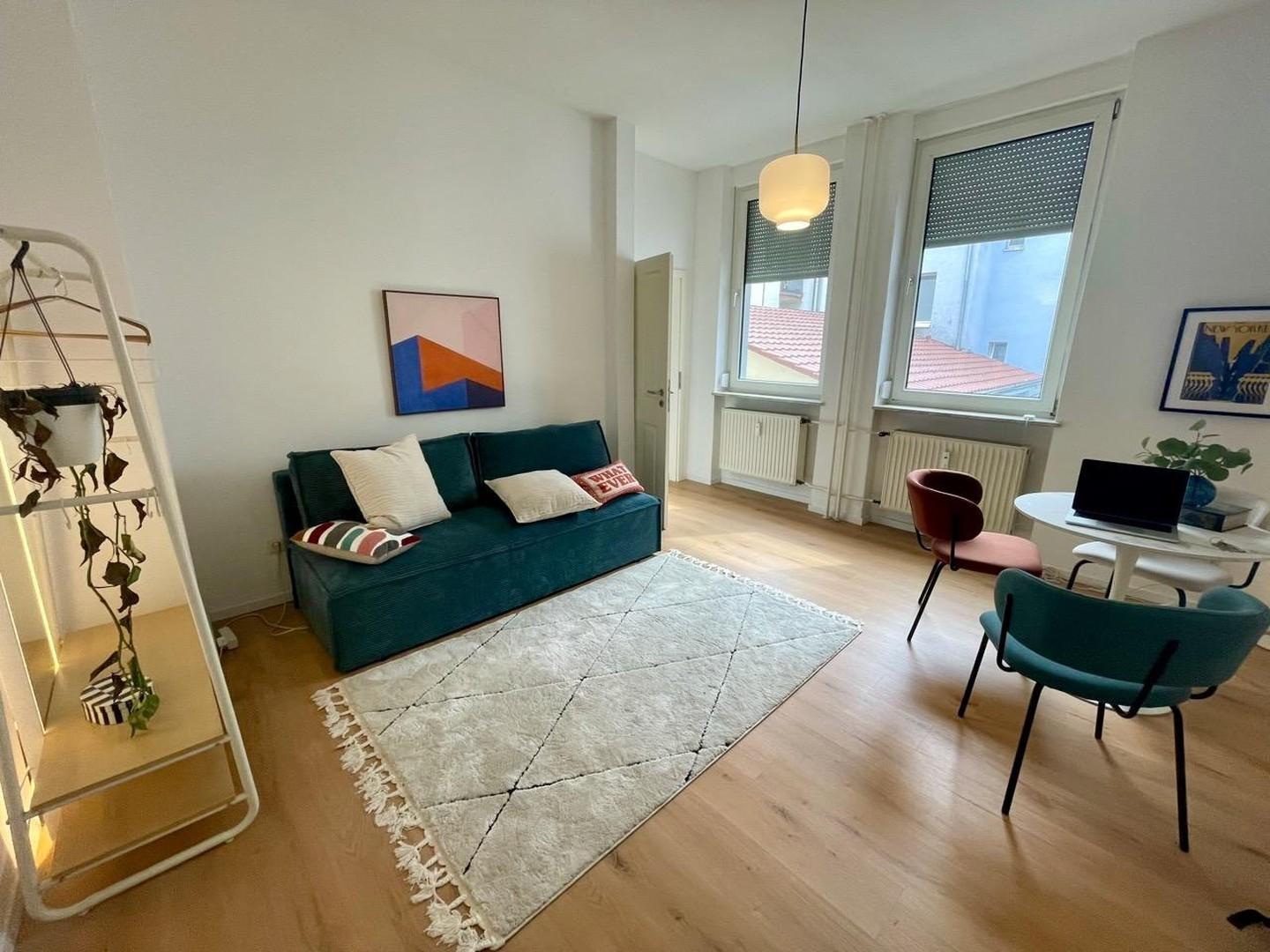Wohn- und Schlafzimmer