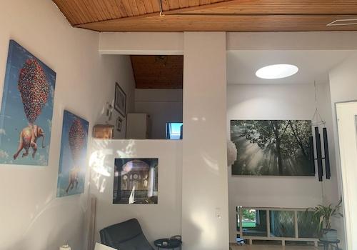 Wohnzimmer Blick Elterndach