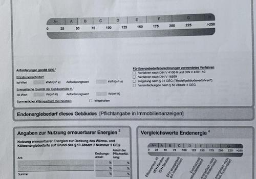 Energiepass D fast C 
