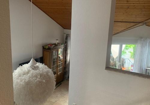 vom Flur Dach zum Wohnzimmer